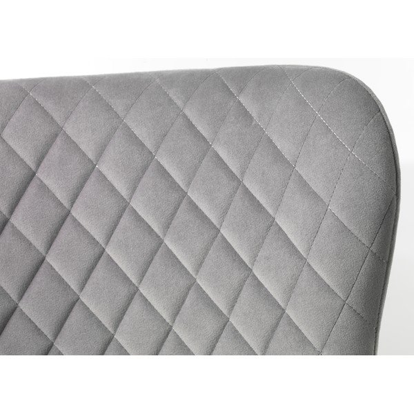 Gaiši pelēks samta atpūtas krēsls Ottowa – Unique Furniture-image-1