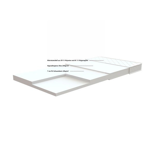 Bērnu putu matracis Vipack Cool, 90 x 200 cm-image-2