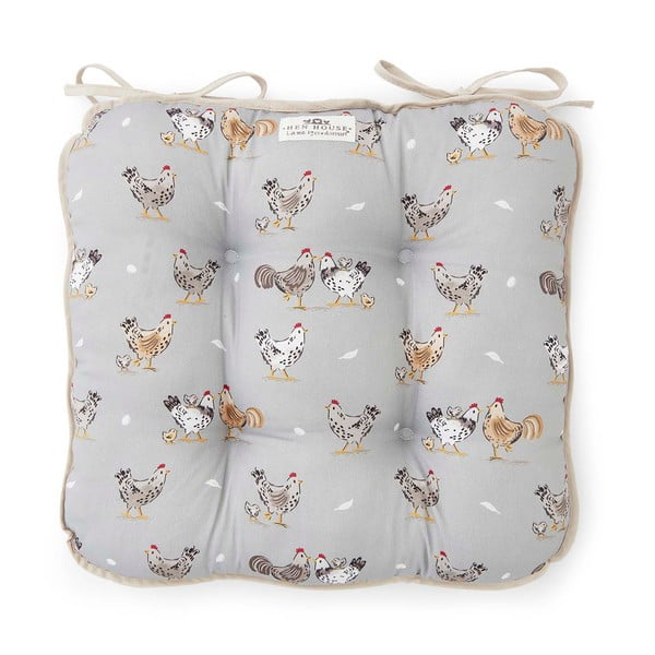 Kokvilnas sēdekļa spilvens 36x34 cm Hen House – Cooksmart ®