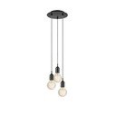 Melna piekaramā lampa 25x25 cm Bronx – Markslöjd