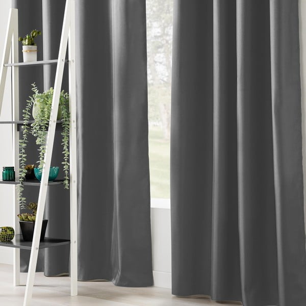 Antracīta pelēks siltumizolējošs aizkars 140x260 cm Icemount – douceur d'intérieur-image-4