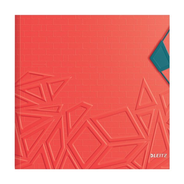 Sarkana dokumentu mape ar nodalījumiem Leitz-image-2