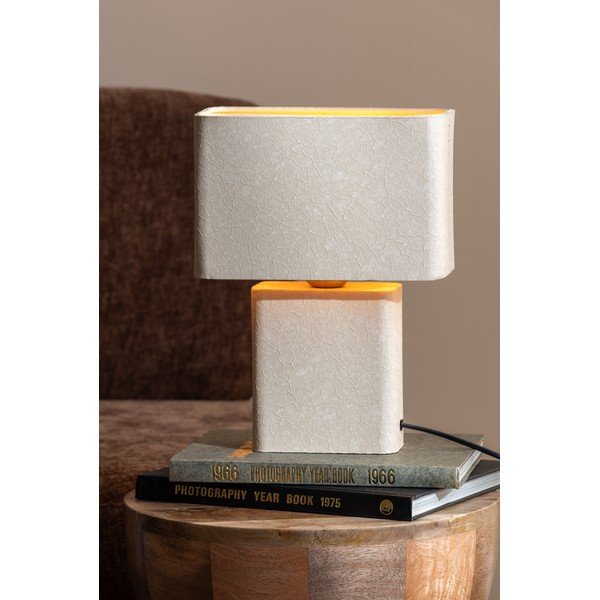 Bēša metāla galda lampa (augstums 33 cm) Boaz Recto – Leitmotiv-image-1