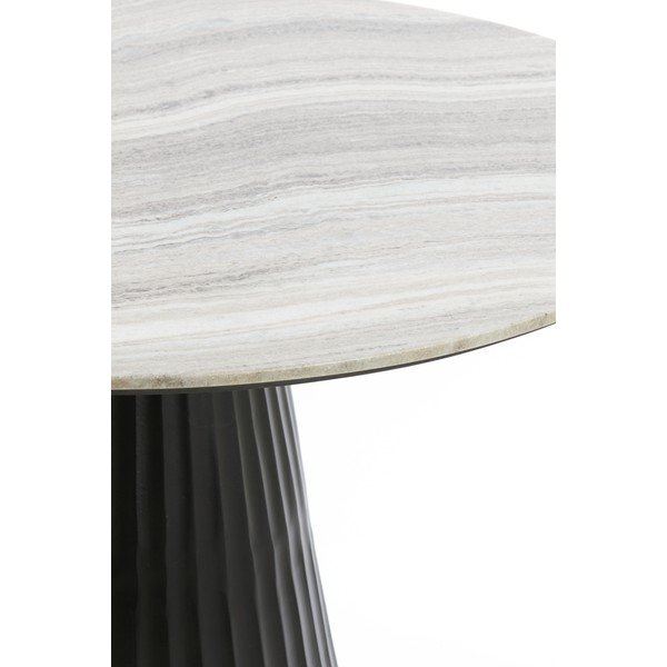 Apaļš ēdamgalds ar marmora virsmu ø 100 cm Rianne – Light & Living-image-2