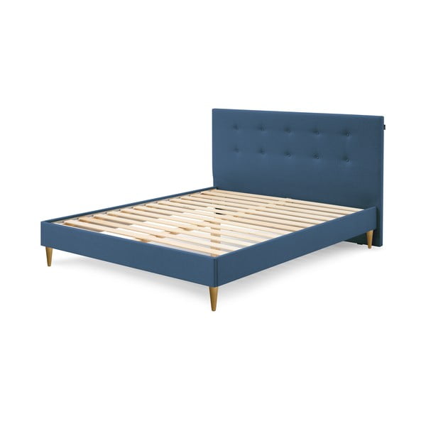 Zila divguļamā gulta Bobochic Paris Rory Light. 160 x 200 cm