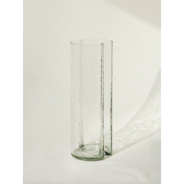 Stikla rokām darināta vāze (augstums 24 cm) Tubu – noo.ma-image-2