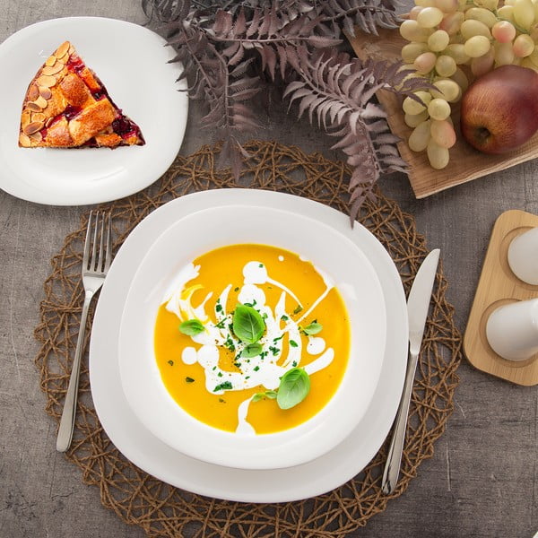 Stikla pusdienu komplekts (18 gab.) LUNA – Orion-image-1