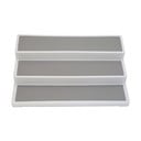 Pelēks plastmasas organizators garšvielām – Addis