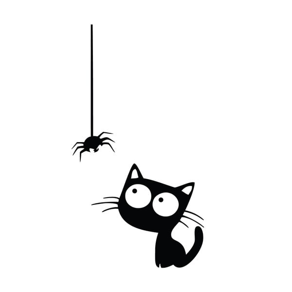 Uzlīme Ambiance Cat And Spider-image-1