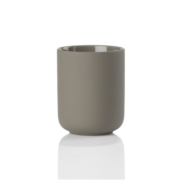 Brūna keramikas krūze zobu birstēm Ume – Zone-image-3