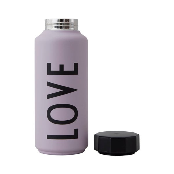 Violeta termo pudele Design Letters Love, 500 ml-image-1