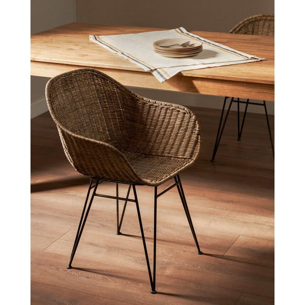 Dabīga toņa pusdienu krēsls Chart – Kave Home-image-1