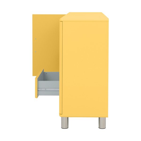 Dzeltena zema kumode 146x92 cm Malibu – Tenzo-image-3