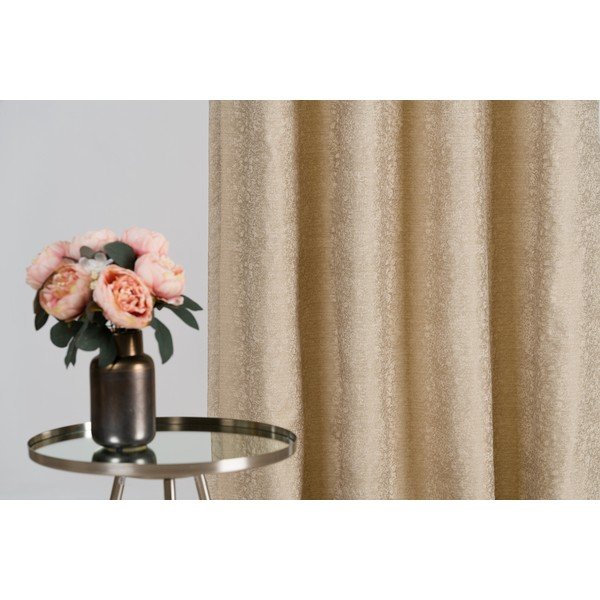 Bēšs žakarda aizkars 140x260 cm Marciano – Mendola Fabrics-image-3