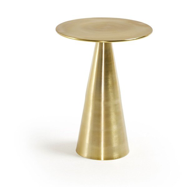 Alumīnija apaļš sānu galdiņš ø 39 cm Rhet – Kave Home