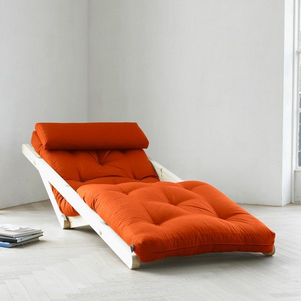 Karup Figo atpūtas krēsls, neapstrādāts/apelsīnu krāsā, 70 cm-image-1