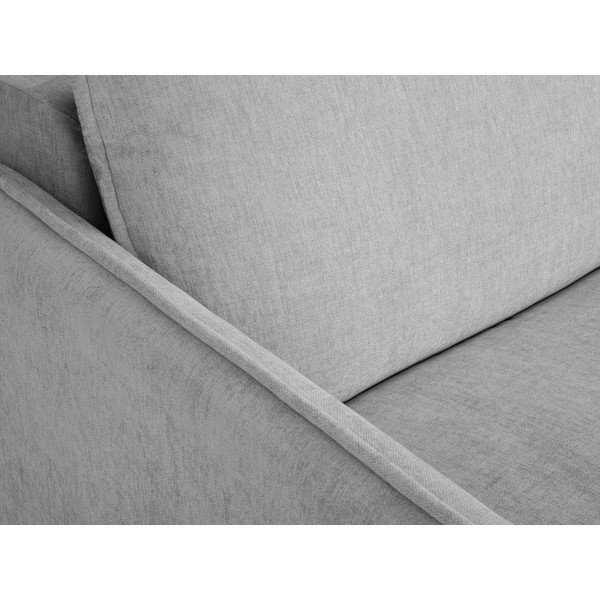 Gaiši pelēks salokāms dīvāns 166 cm Dalida – Micadoni Home-image-1