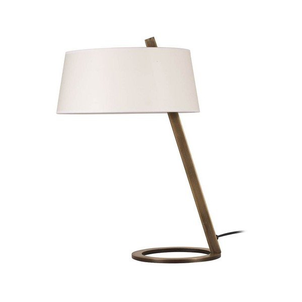 Krēmkrāsas galda lampa Homemania Decor Way Surf-image-1