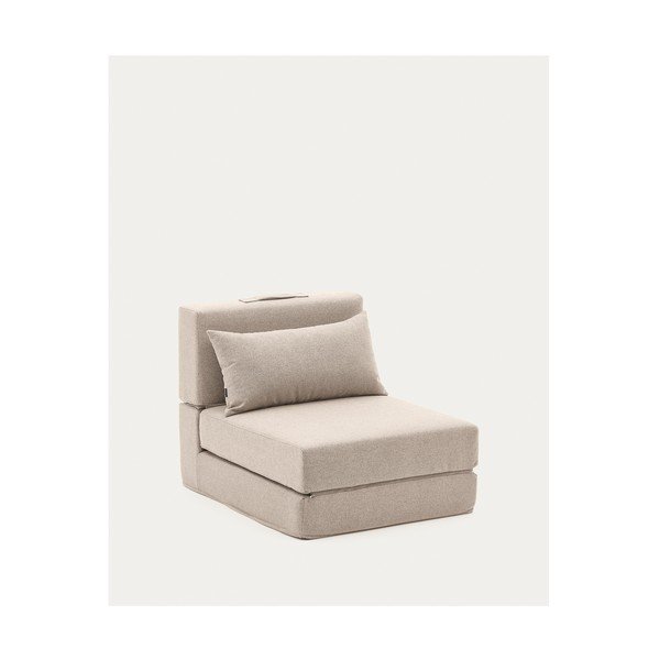 Pelēkbēšs izvelkams atpūtas krēsls Arty – Kave Home-image-4