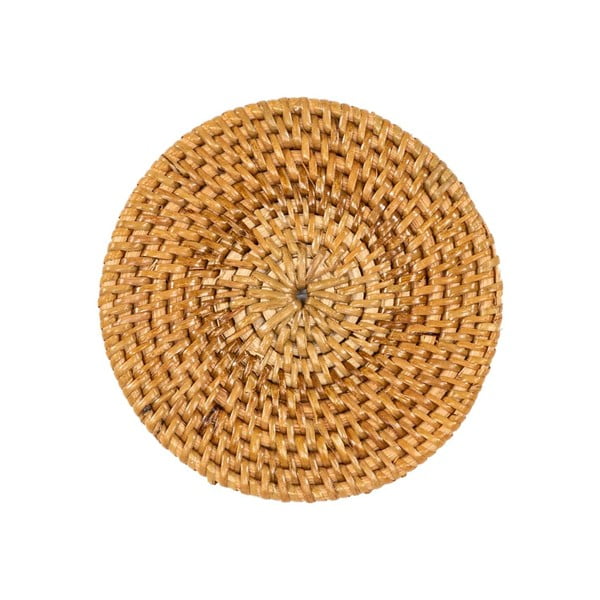 Tumša dabīga toņa rotangpalmas paliktņi (6 gab.) ar statīvu – Tiseco Home Studio-image-1