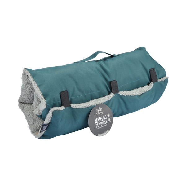 Zila ceļojumu gulta suņiem no vilnas Sherpa 80x50 cm Essentiel – Love Story