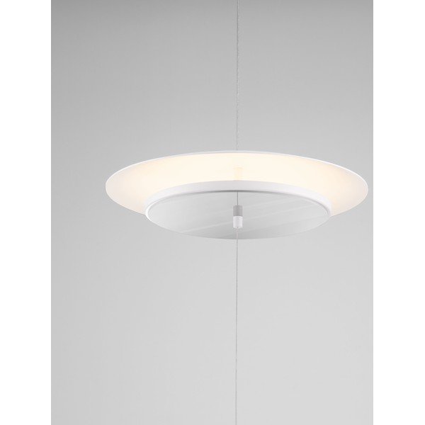Matēti balta alumīnija LED stāvlampa ar regulējamu spilgtumu (augstums 330 cm) Olos – Nova Luce-image-2