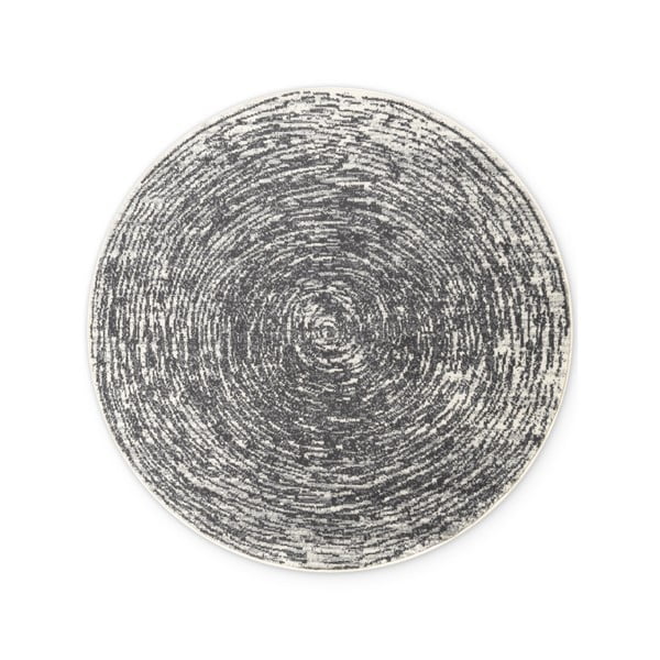 Pelēks/krēmkrāsas apaļš paklājs ø 120 cm Gloria Cavallo – Hanse Home