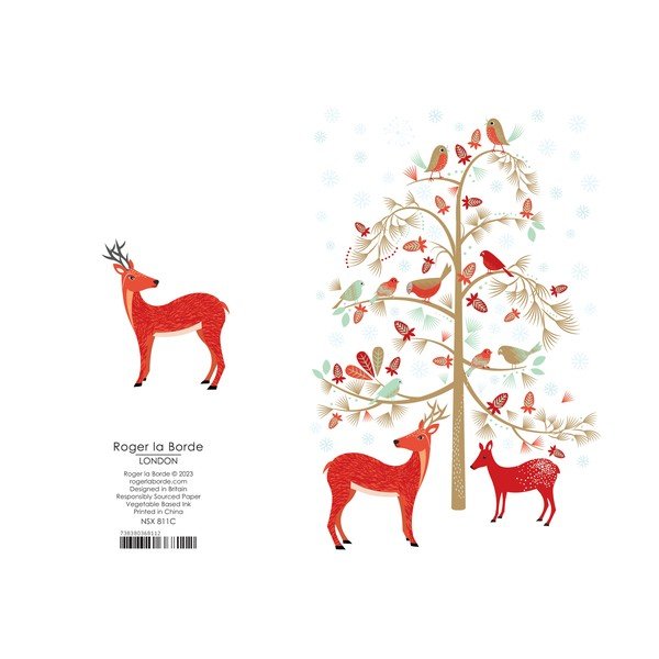 Apsveikumu kartītes (8 gab.) ar Ziemassvētku motīvu Christmas  – Roger la Borde-image-2