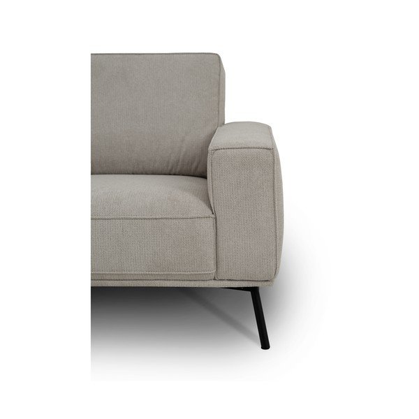 Pelēkbēšs stūra dīvāns no šenila auduma (ar kreiso stūri/L veida) Amsterdam – Scandic-image-4