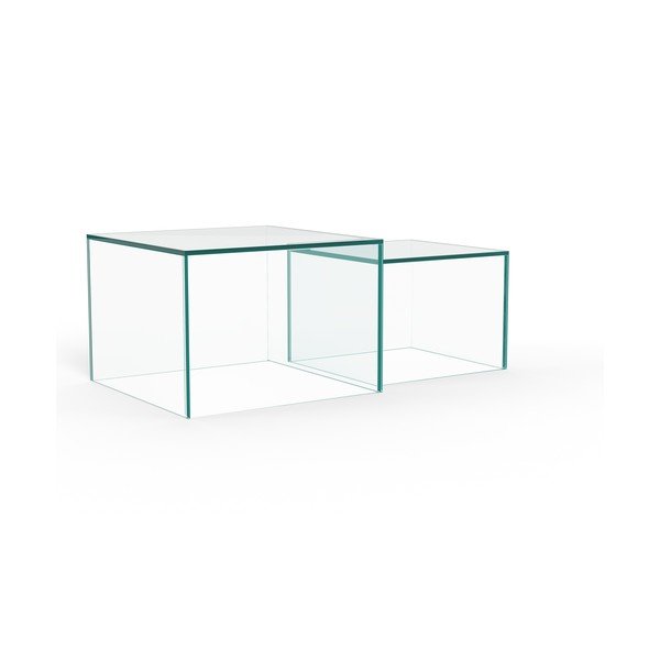 Stikla žurnālgaldiņi (2 gab.) 50x50 cm Dice – Actona-image-4