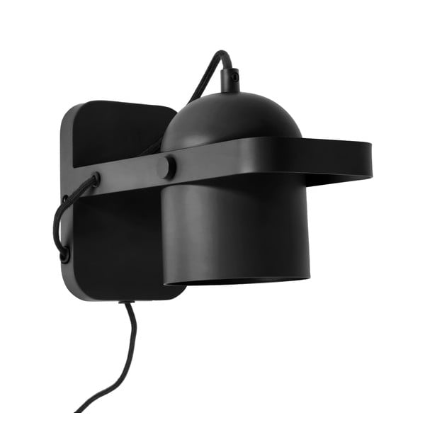 Melna sienas lampa Nesvik – Villa Collection-image-3