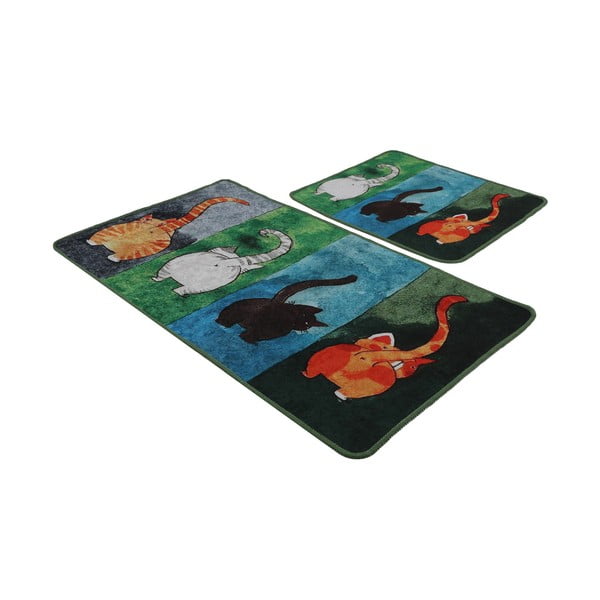 Vannas istabas paklājiņi (2 gab.) 60x100 cm Gatto Carino – Foutastic-image-4