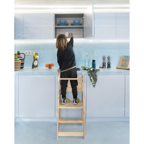 Bērnu krēsls no priedes masīvkoka Little Nice Things Giraffe-image-2