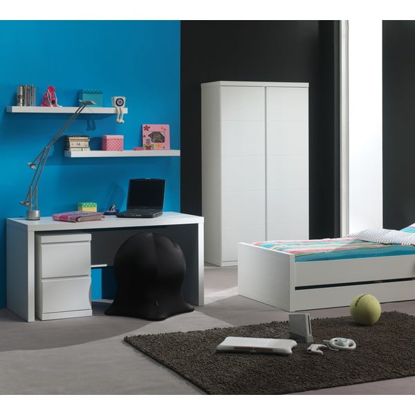 Balts rakstāmgalds Vipack Lara, garums 70 cm-image-1