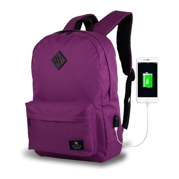 Violeta mugursoma ar USB portu My Valice SPECTA Smart Bag