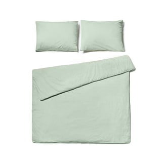 Piparmētru zaļa divguļamā gultasveļa no mīkstinātas kokvilnas Bonami Selection, 200 x 200 cm