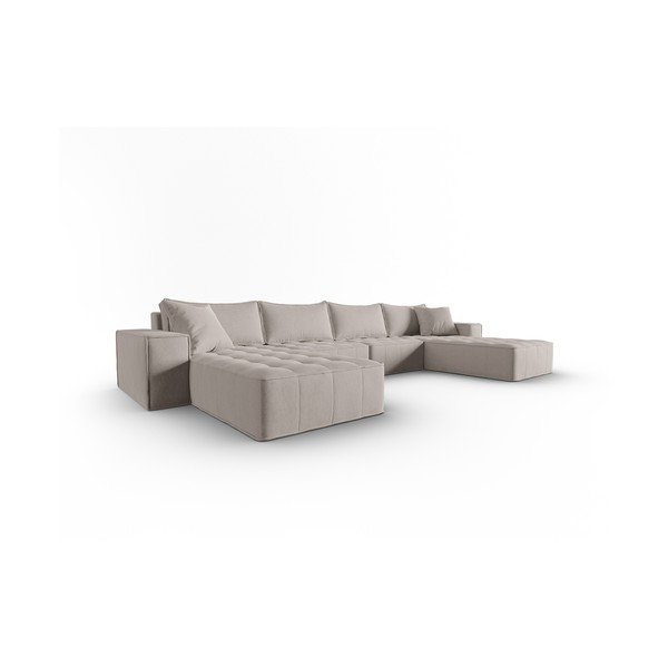 Gaiši pelēks stūra dīvāns Mike – Micadoni Home-image-2