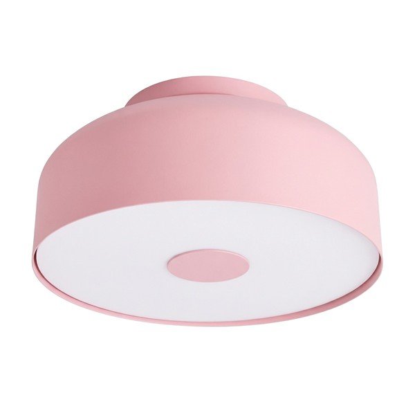 Rozā tērauda griestu lampa ø 30 cm Omiq – Sollux