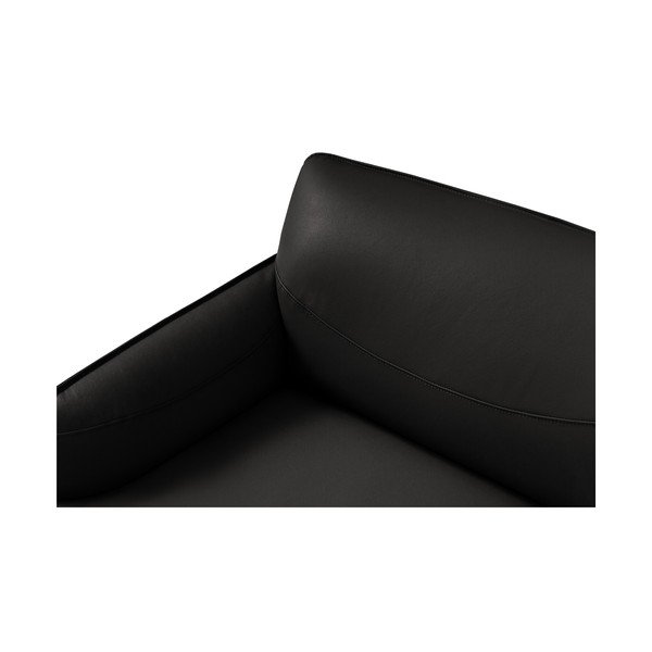 Melns ādas atpūtas krēsls Windsor & Co Sofas Neso-image-4