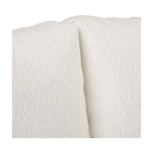 Balts stūra dīvāns no buklē auduma (ar labo stūri) Ariella – Ropez-image-1