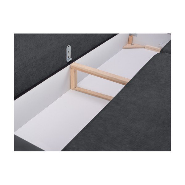 Mazzini Sofas Orchid tumši pelēks trīsvietīgs dīvāns ar glabāšanas vietu-image-3