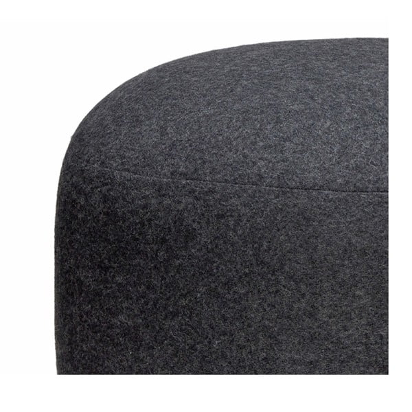 Melns pufs Hübsch Gudmund, ø 75 cm-image-2