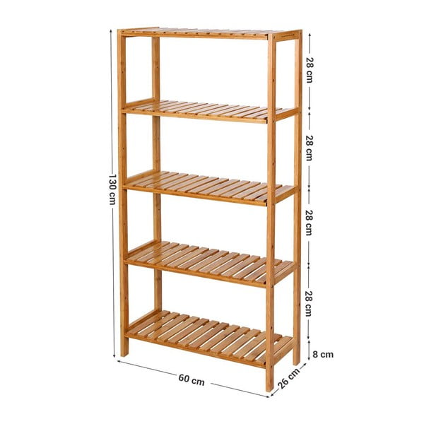 Bambusa plaukts Songmics, augstums 130 cm-image-2