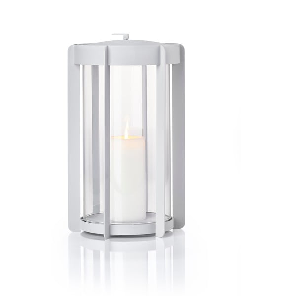 Gaiši pelēka LED laterna ar USB (augstums 35 cm) Firefly – Zone-image-3