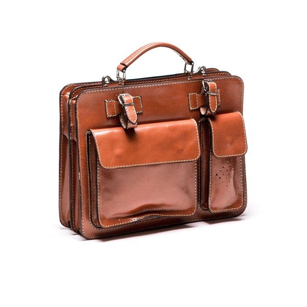 Ādas rokassoma Luisa Vanini 305 Cognac-image-2