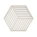 Gaiši pelēks paliktnis karstam katlam Zone Hexagon