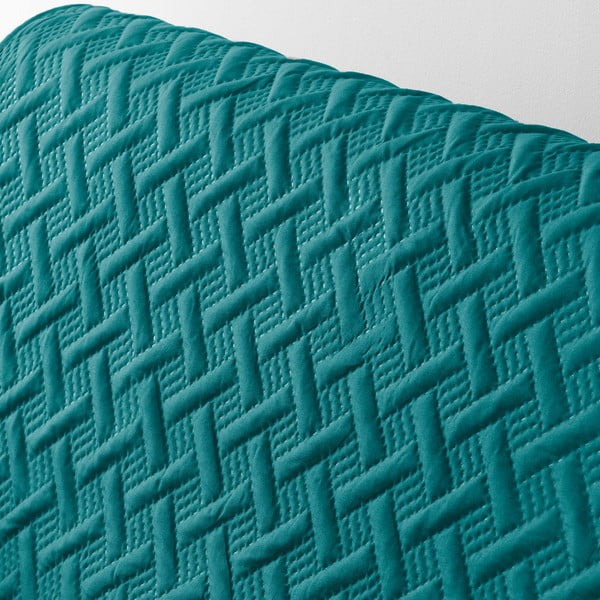 Tirkīzzils aizsargājošs pārvalks dīvānam 2 sēdvietām Lounge – douceur d'intérieur-image-1