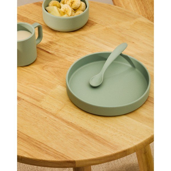 Silikona bērnu pusdienu komplekts (2 gab.) Lili – Kave Home-image-2