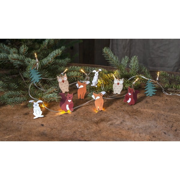 Lampiņu virtene ar Ziemassvētku motīvu spuldžu skaits 10 gab. garums 180 cm Friends – Star Trading-image-3