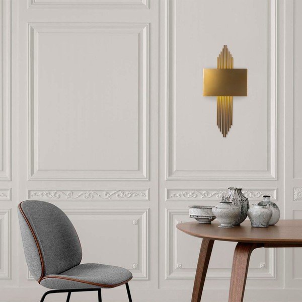 Zelta krāsas sienas lampa – Opviq lights-image-4